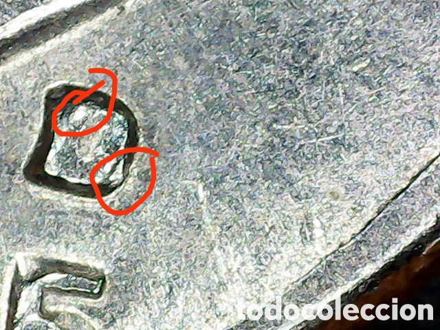 Material numism&aacute;tico: Moneda One dime 1975 d superpuesta - Foto 6