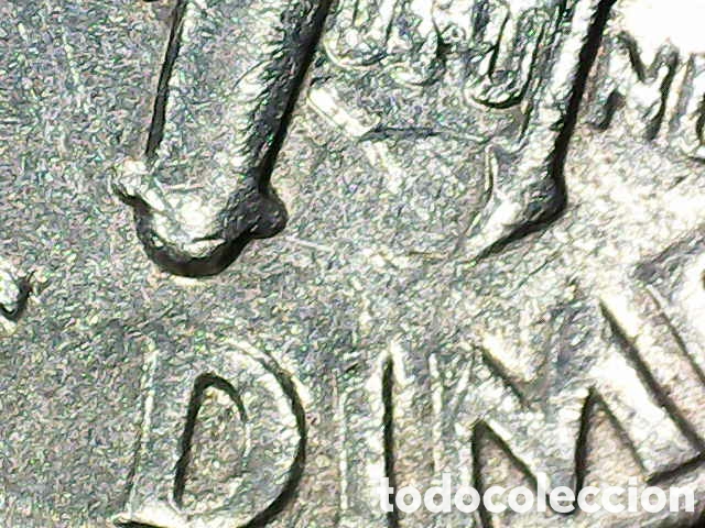 Material numism&aacute;tico: Moneda One dime 1975 d superpuesta - Foto 8