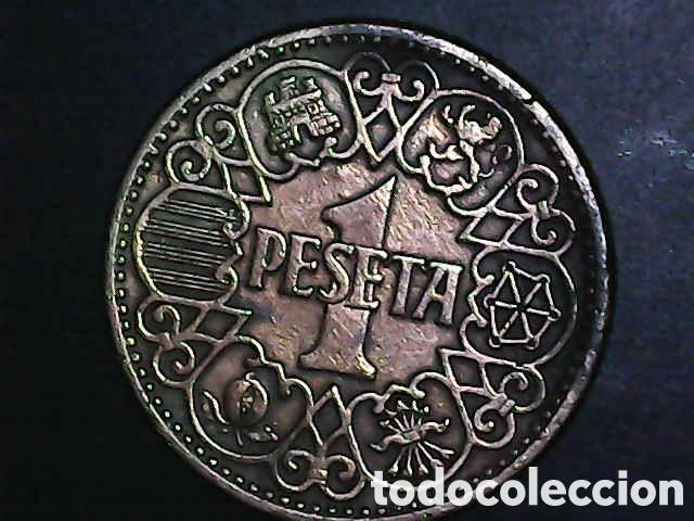 Material numism&aacute;tico: Una peseta caudillo 1944 - Foto 9