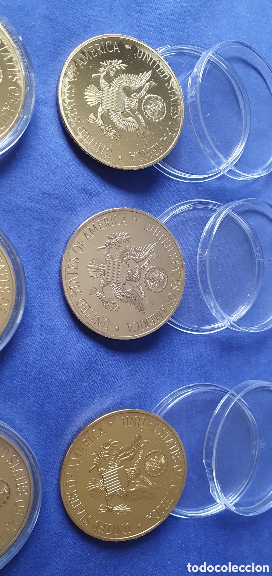 Material numism&aacute;tico: Star wars: 9 monedas conmemorativas Mandalorian - Foto 6