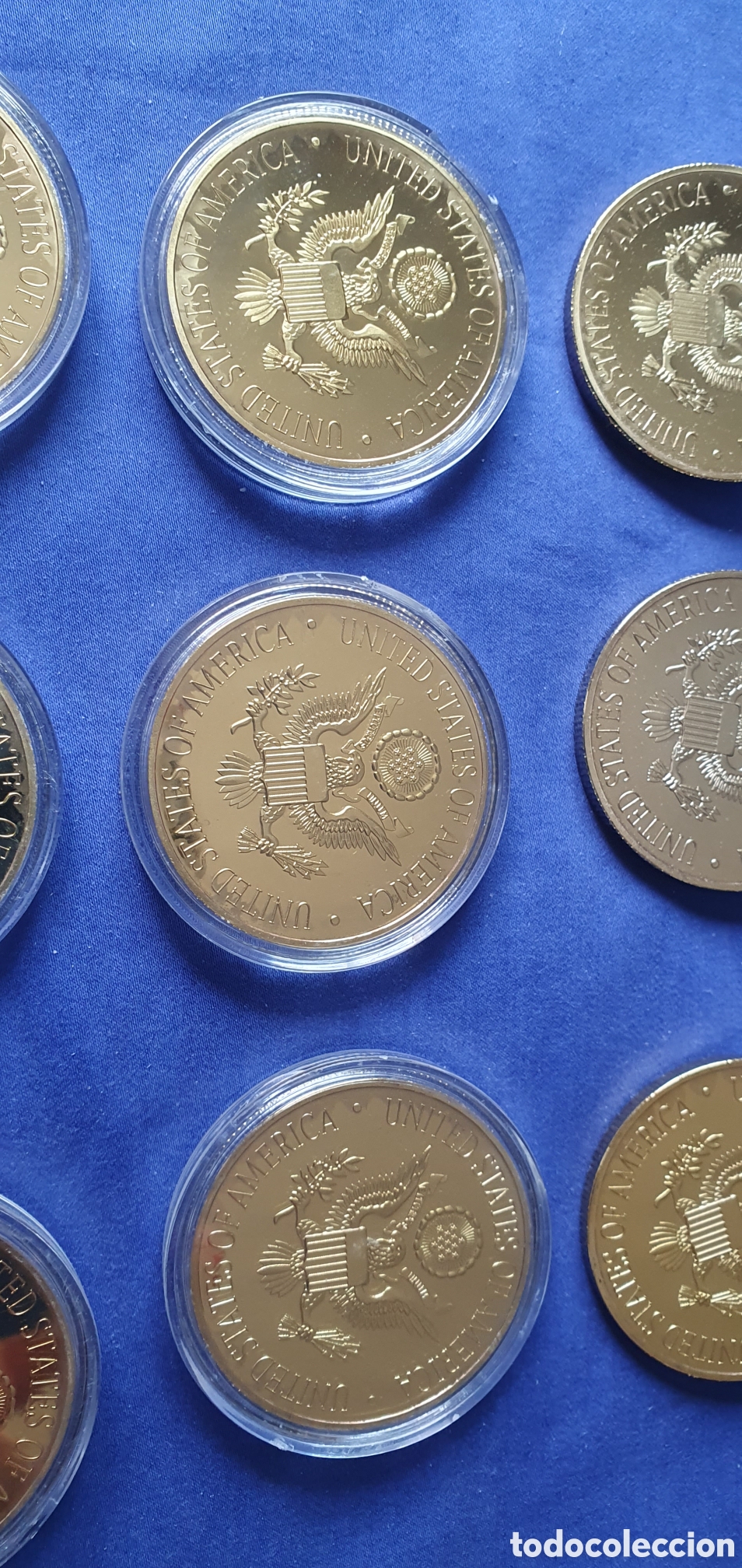 Material numism&aacute;tico: Star wars: 9 monedas conmemorativas Mandalorian - Foto 7