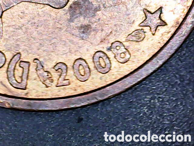 Material numism&aacute;tico: 2 cen Luxemburgo*F 2008 - Foto 2