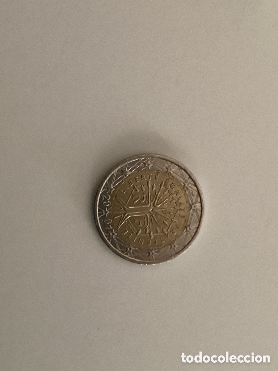 Material numism&aacute;tico: Moneda 2&euro; Francia 2001 - Foto 1