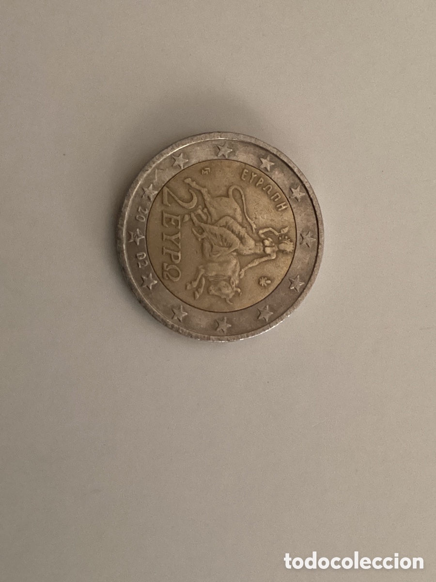 Material numism&aacute;tico: Moneda 2&euro; Grecia con la S - Foto 1