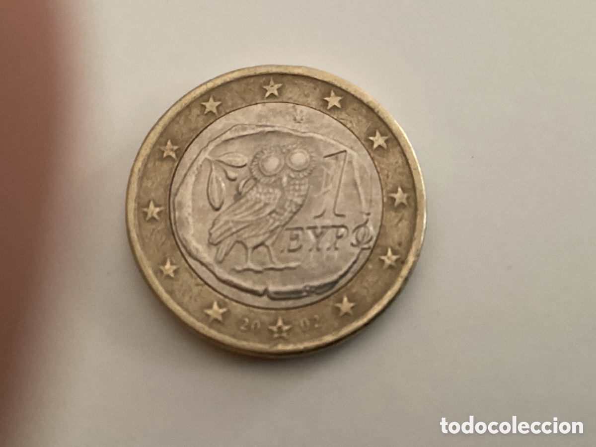 Material numism&aacute;tico: Moneda 1&euro; Grecia con la S - Foto 2