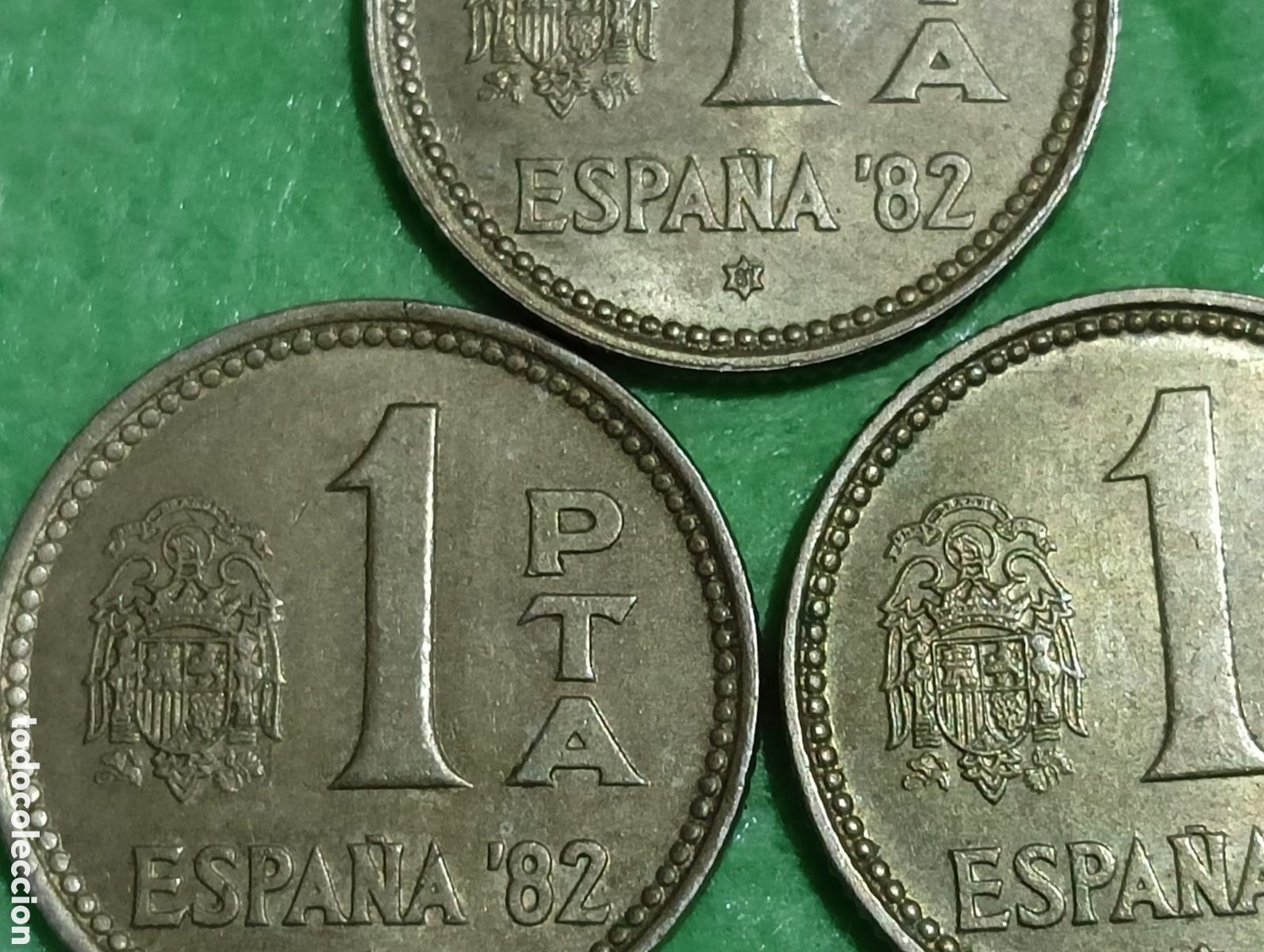 Material numism&aacute;tico: Moneda una PTA Espa&ntilde;a 82 - Foto 3