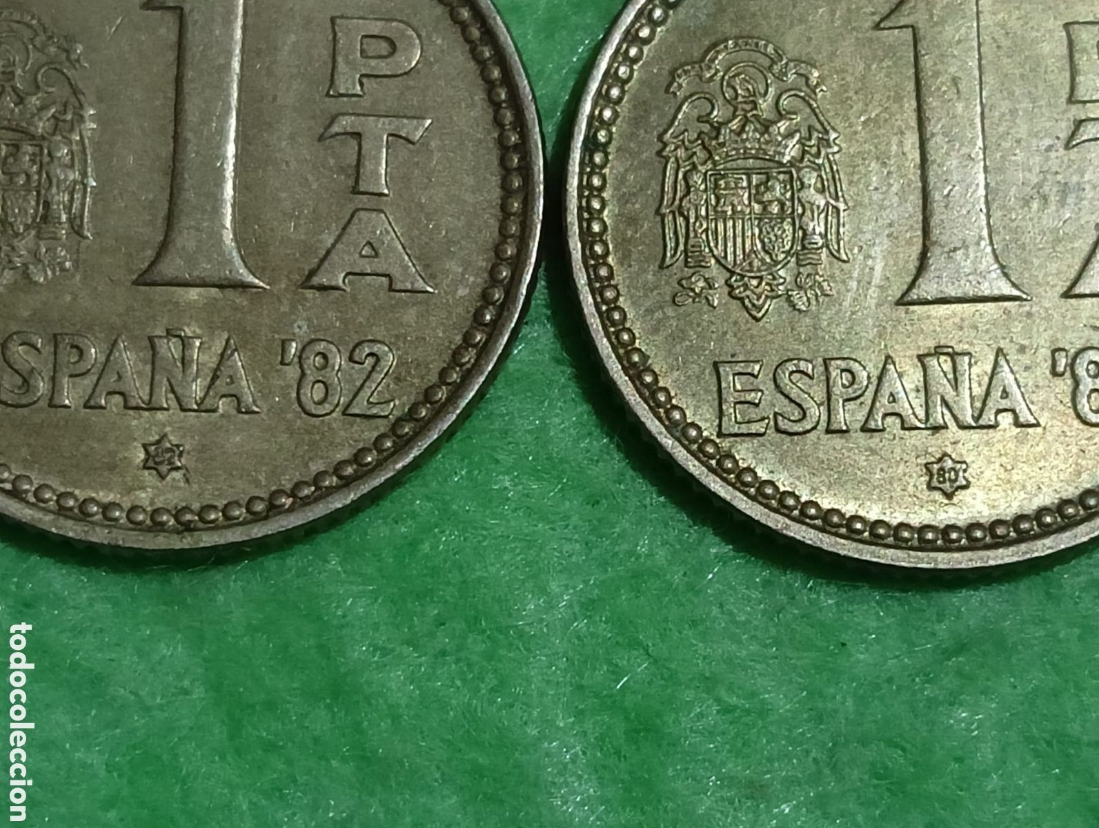 Material numism&aacute;tico: Moneda una PTA Espa&ntilde;a 82 - Foto 6