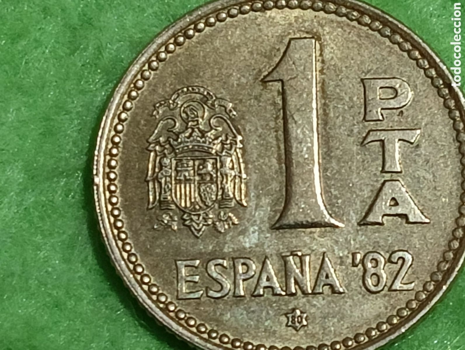 Material numism&aacute;tico: Moneda 1 PTA Espa&ntilde;a 82 - Foto 1
