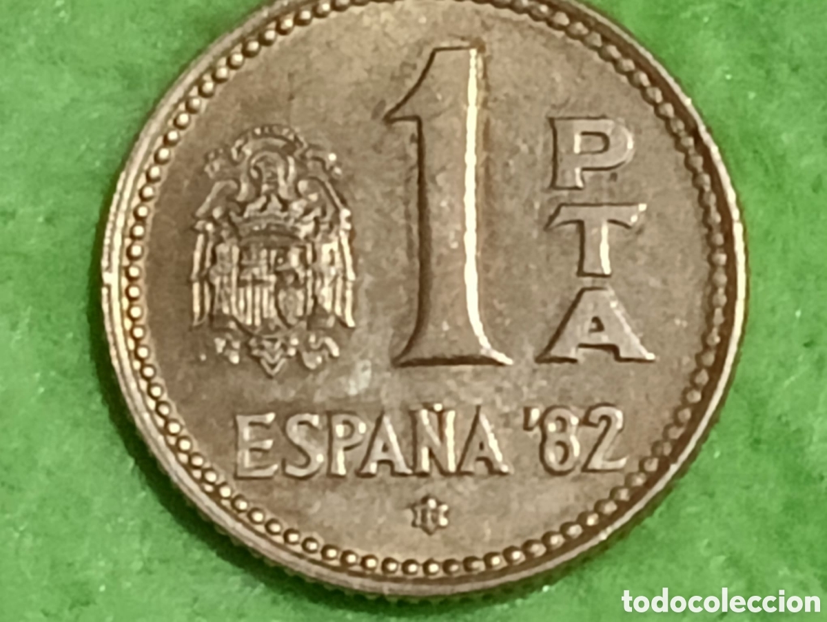 Material numism&aacute;tico: Moneda 1 PTA Espa&ntilde;a 82 - Foto 4