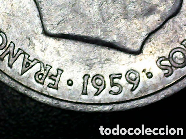 Material numism&aacute;tico: Dos monedas 1959 Franco - Foto 8