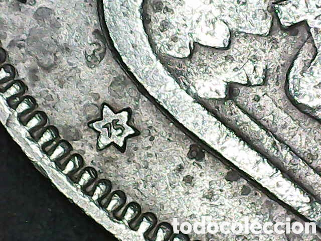 Material numism&aacute;tico: Moneda 5 pesetas caudillo 1975 - Foto 10