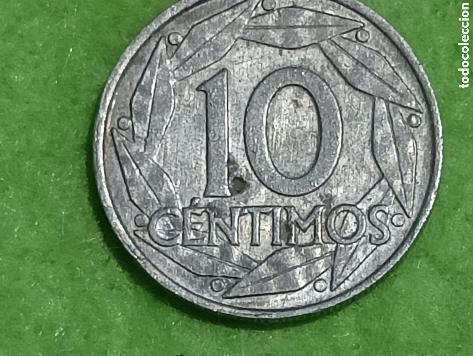 Material numism&aacute;tico: Moneda Franco 1959 con fallos - Foto 4