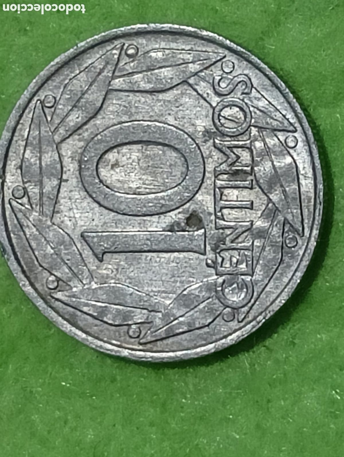 Material numism&aacute;tico: Moneda Franco 1959 con fallos - Foto 6