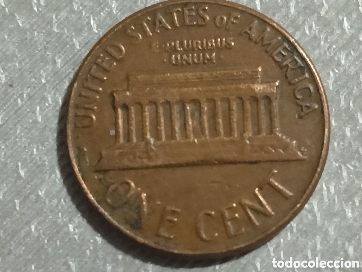 Material numism&aacute;tico: One cent 1964d con fallos - Foto 2