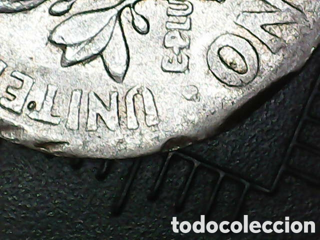 Material numism&aacute;tico: One dime 1972 con fallos acu&ntilde;aci&oacute;n - Foto 7