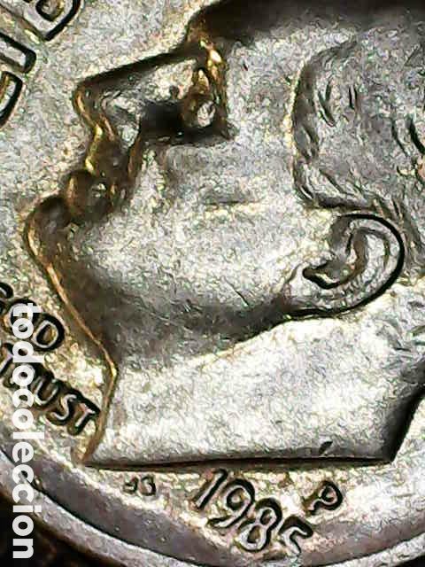 Material numism&aacute;tico: One dime 1985 p Rousvelt - Foto 6