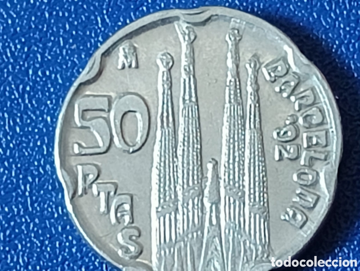Material numism&aacute;tico: Moneda 50 PTAS Espa&ntilde;a 1992 - Foto 1