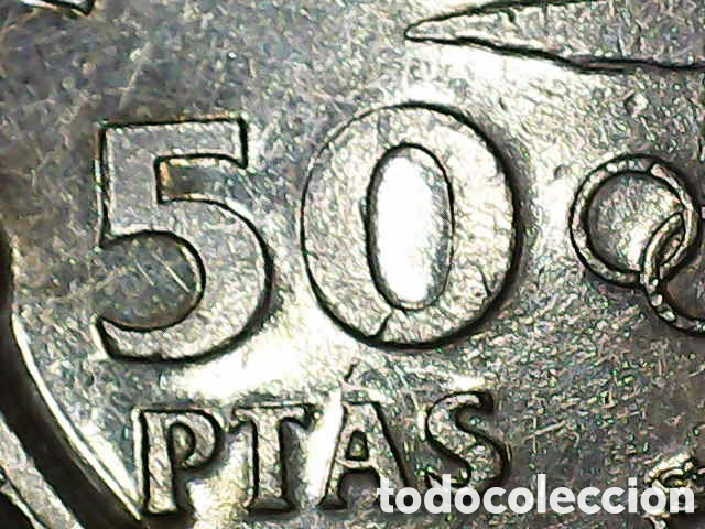 Material numism&aacute;tico: Moneda 50 PTAS Espa&ntilde;a 1992 - Foto 8