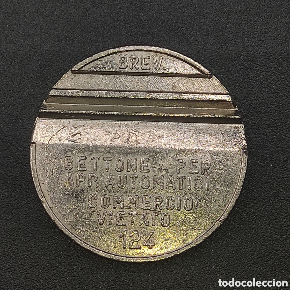 Mat&eacute;riel numismatique: FICHA TOKEN. COMERCIO PROHIBIDO. COMMERCIO VIETATO.