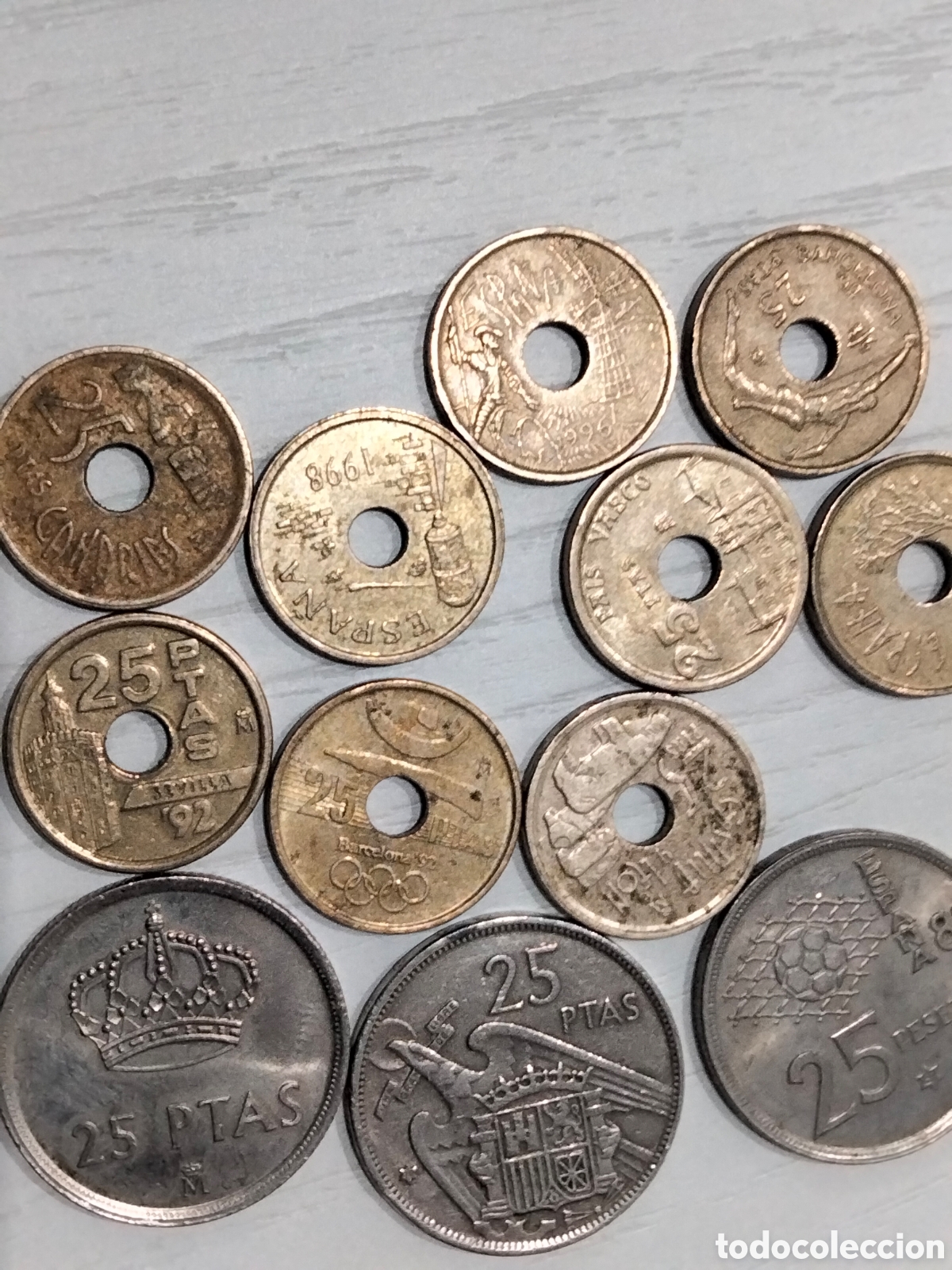 Material numism&aacute;tico: Especial Lote 44 monedas Espa&ntilde;olas - Foto 6