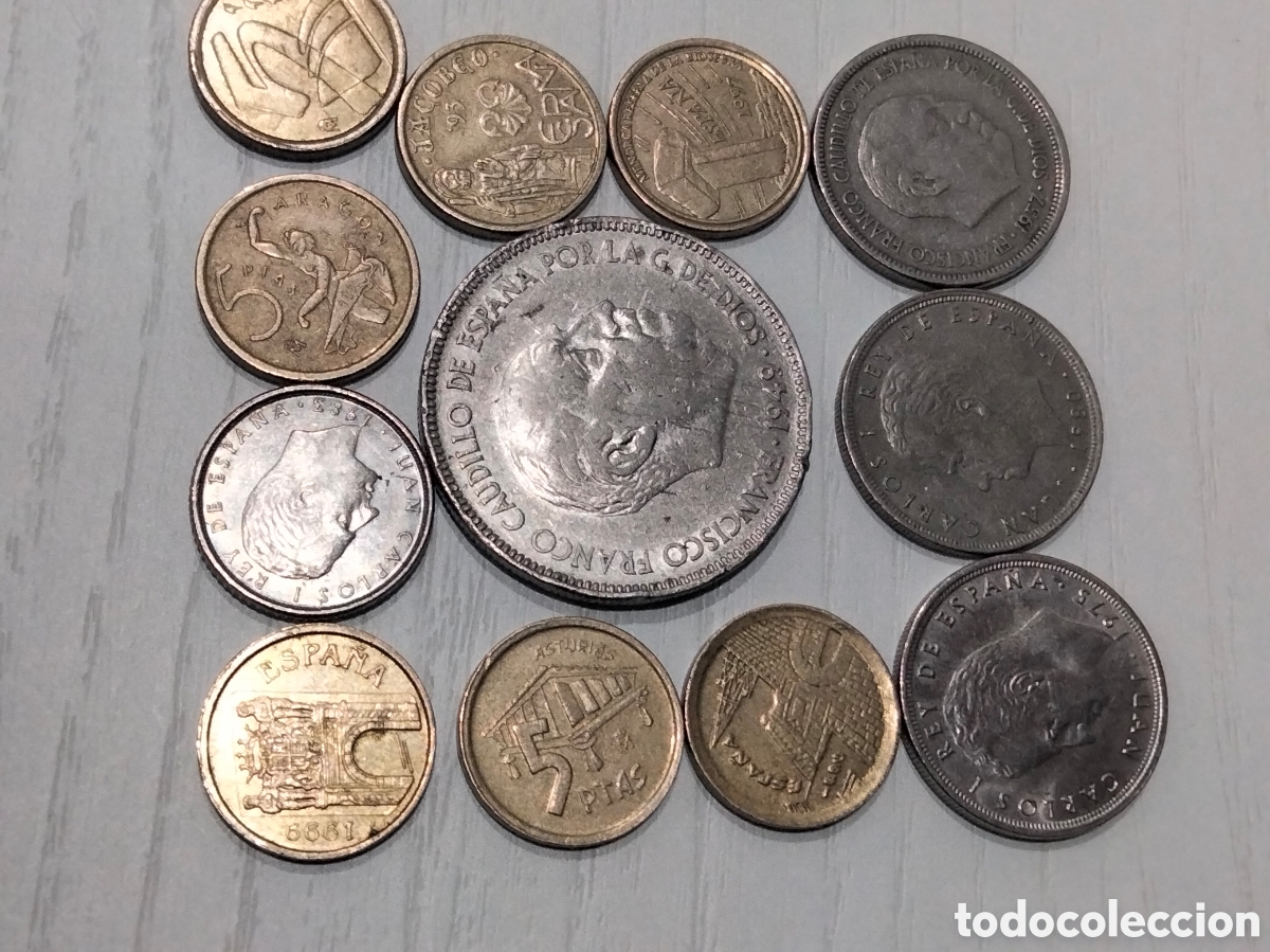 Material numism&aacute;tico: Especial Lote 44 monedas Espa&ntilde;olas - Foto 3