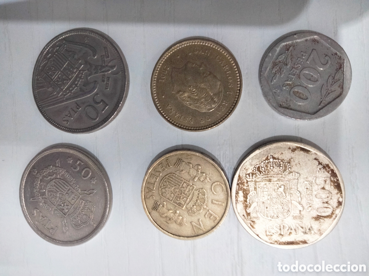 Material numism&aacute;tico: Especial Lote 44 monedas Espa&ntilde;olas - Foto 7