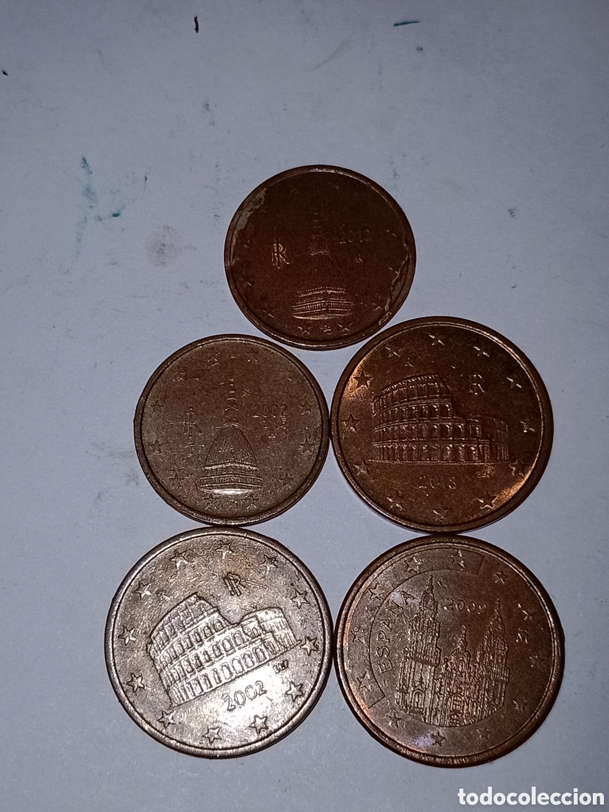 Material numism&aacute;tico: Lote de c&eacute;ntimos de euro - Foto 1