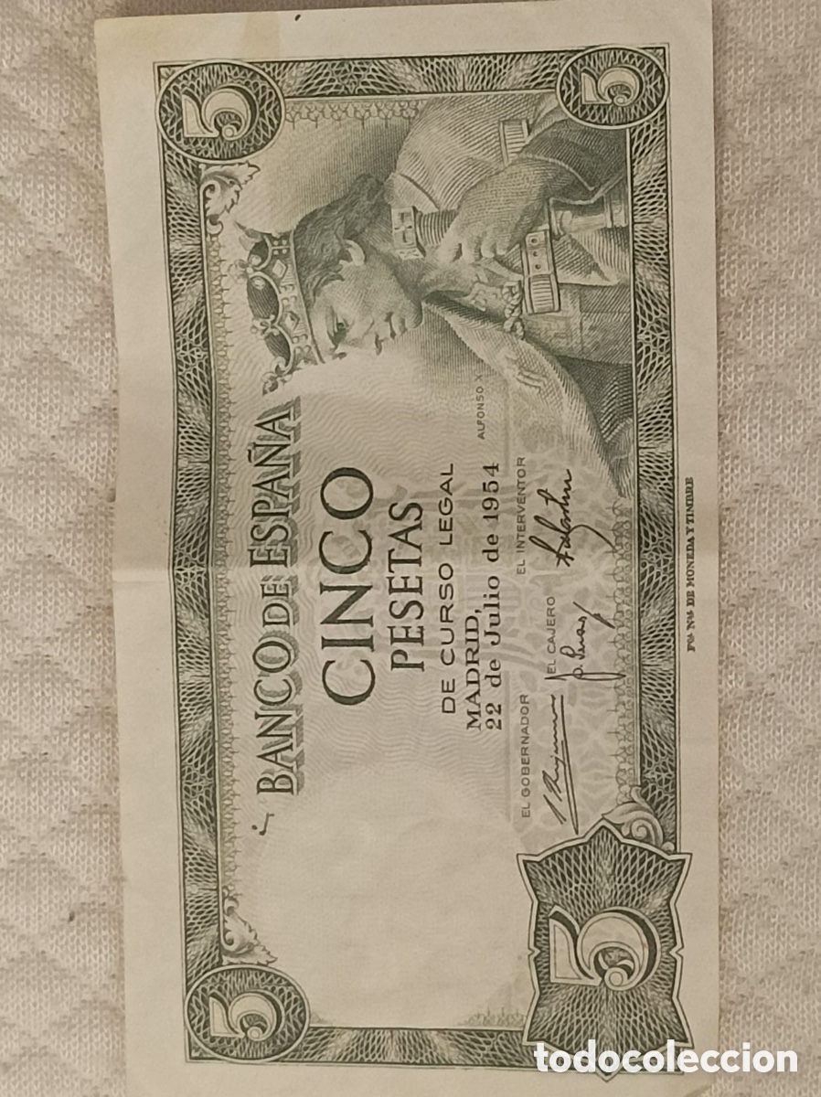 Material numism&aacute;tico: Billetes antiguos - Foto 3