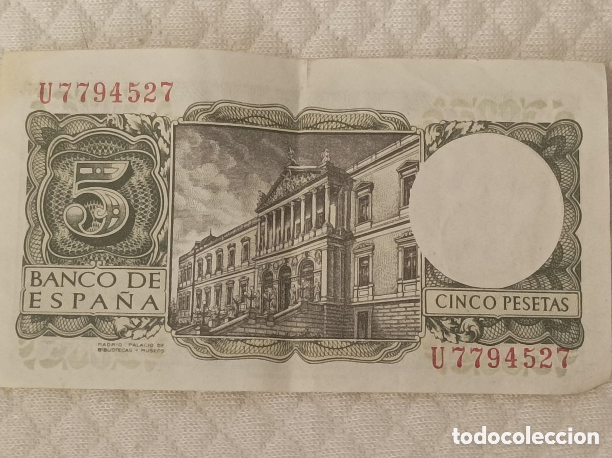 Material numism&aacute;tico: Billetes antiguos - Foto 4