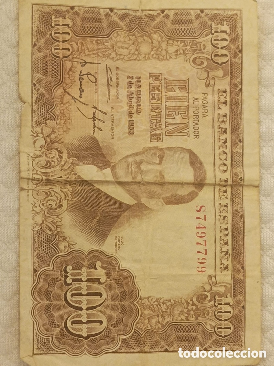 Material numism&aacute;tico: Billetes antiguos - Foto 6