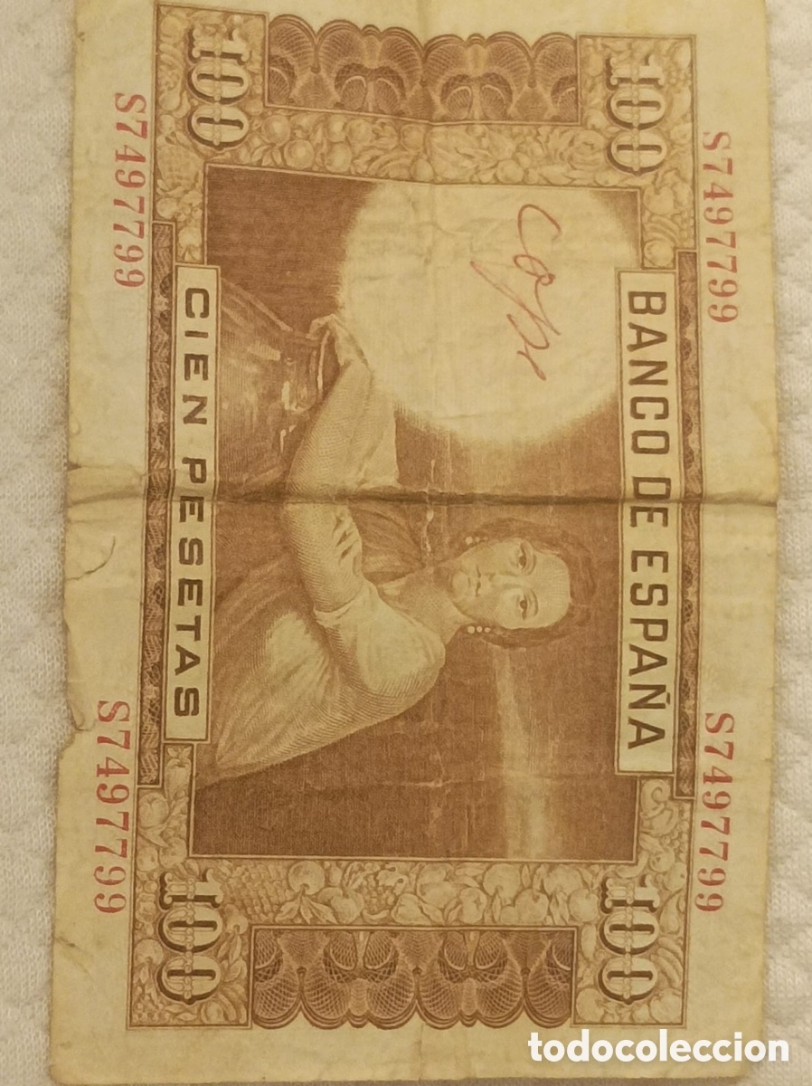 Material numism&aacute;tico: Billetes antiguos - Foto 7