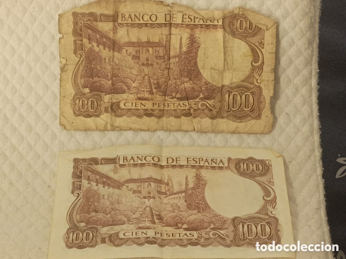 Material numism&aacute;tico: Billetes antiguos - Foto 9