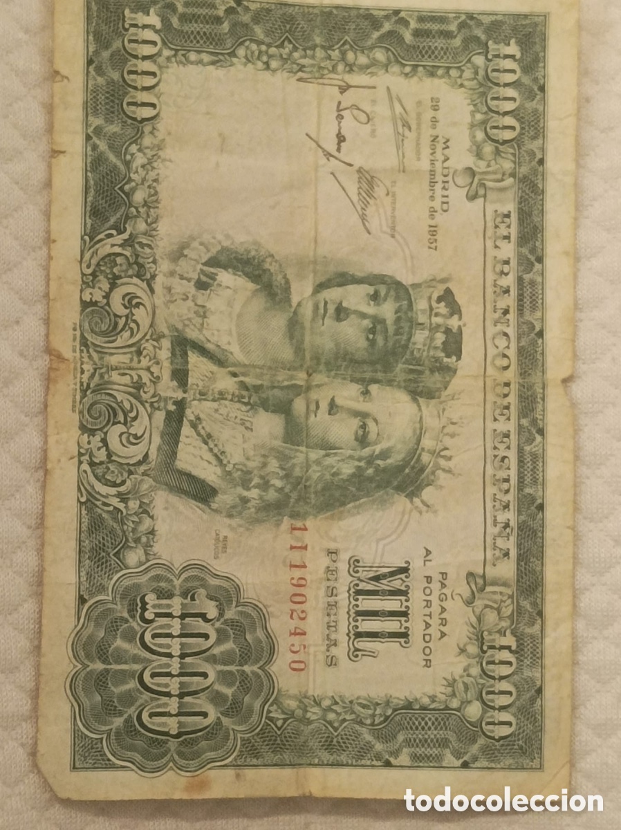 Material numism&aacute;tico: Billetes antiguos - Foto 1