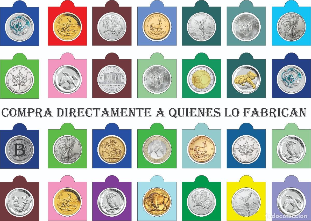 Material numism&aacute;tico: 500 CARTONES para monedas GRAPAR - Foto 1