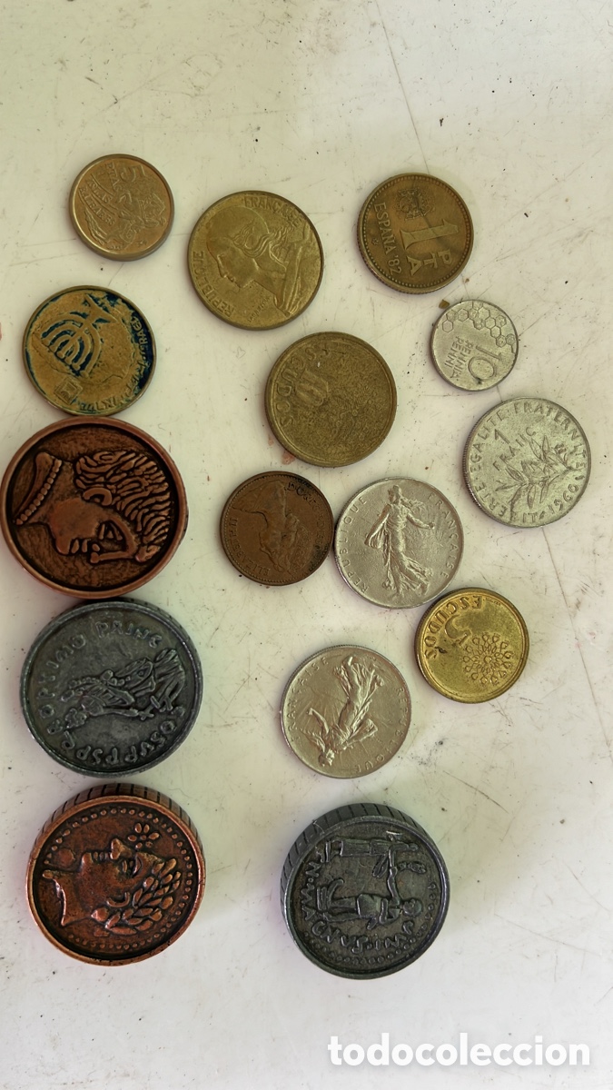 Numismatic Material: LOTE DE 15 MONEDAS NO SE