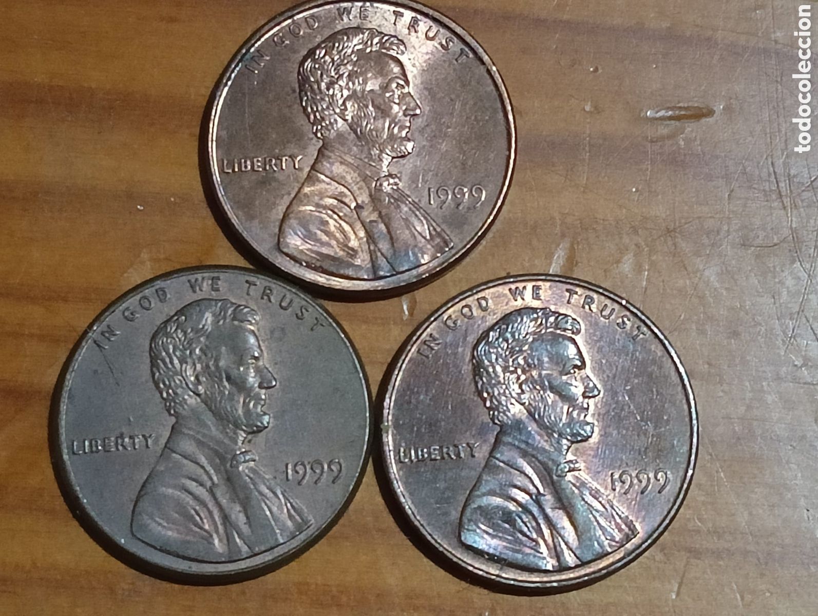 Material numism&aacute;tico: Lincoln cent 1999 - Foto 11