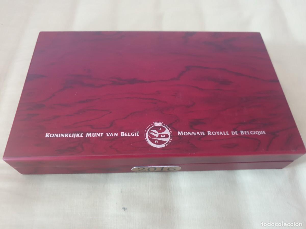 Material numism&aacute;tico: ESTUCHE DE MADERA VAC&Iacute;O BELGICA 2016 - PROOFSET - SIN MONEDAS - Foto 2