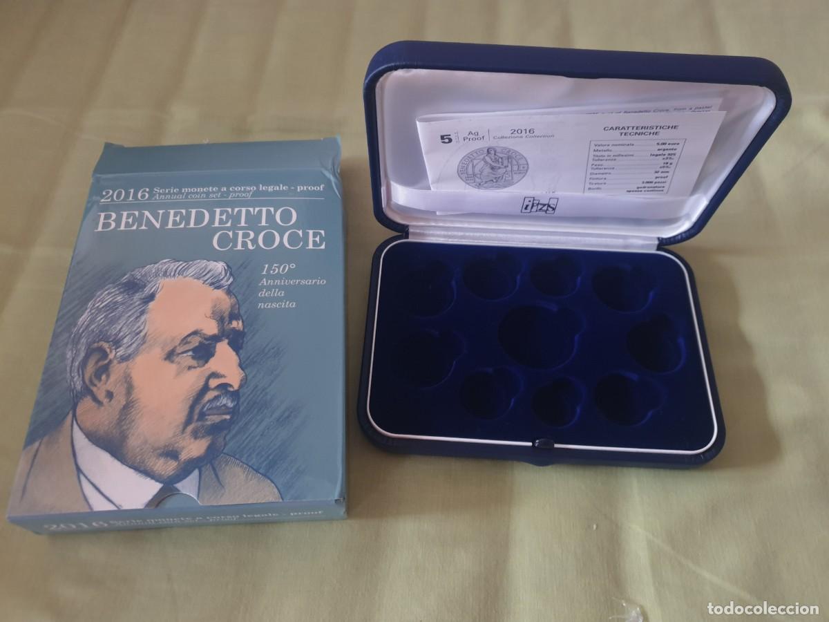 Material numism&aacute;tico: ESTUCHE DE VAC&Iacute;O ITALIA 2016 - PROOFSET - SIN MONEDAS - Foto 2