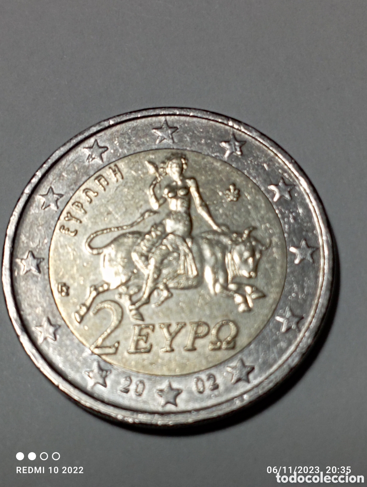 Material numism&aacute;tico: Moneda de 2 euros Grecia - Foto 1