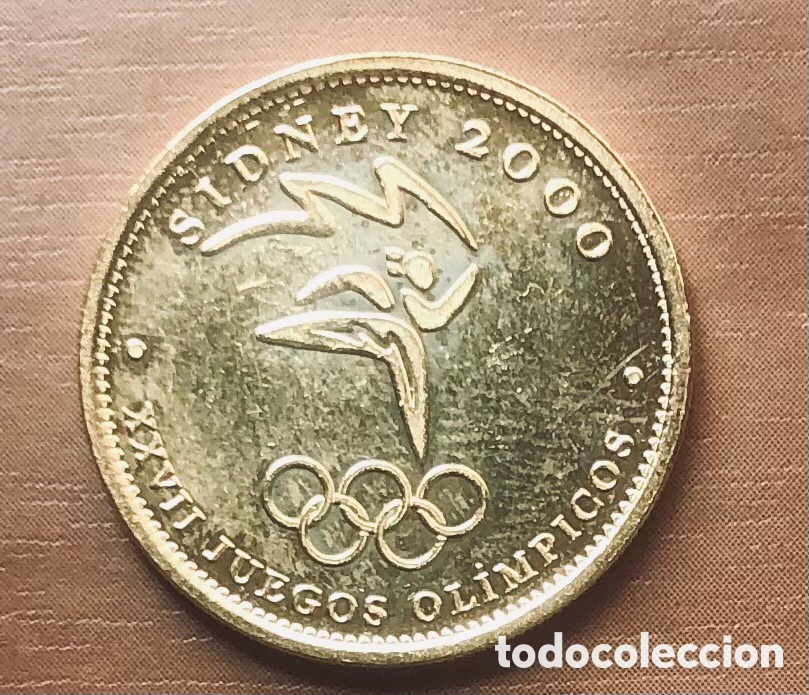 Materiale numismatico: Moneda Ol&iacute;mpica Sidney 2000