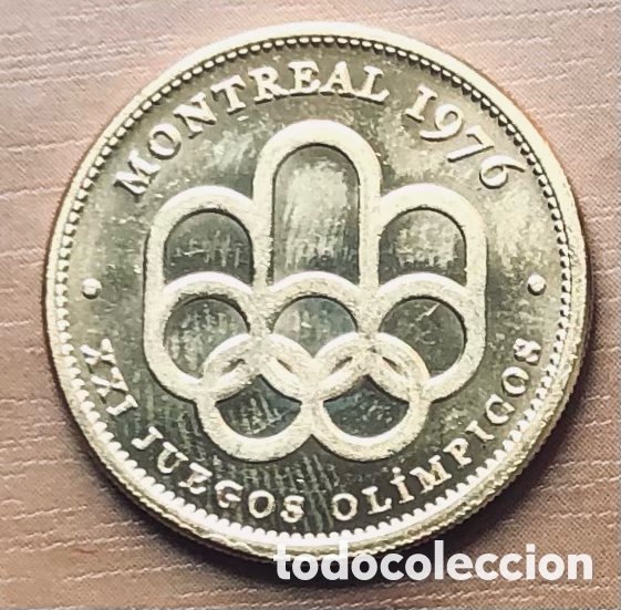 Material numism&aacute;tico: Moneda Ol&iacute;mpica Montreal 1976