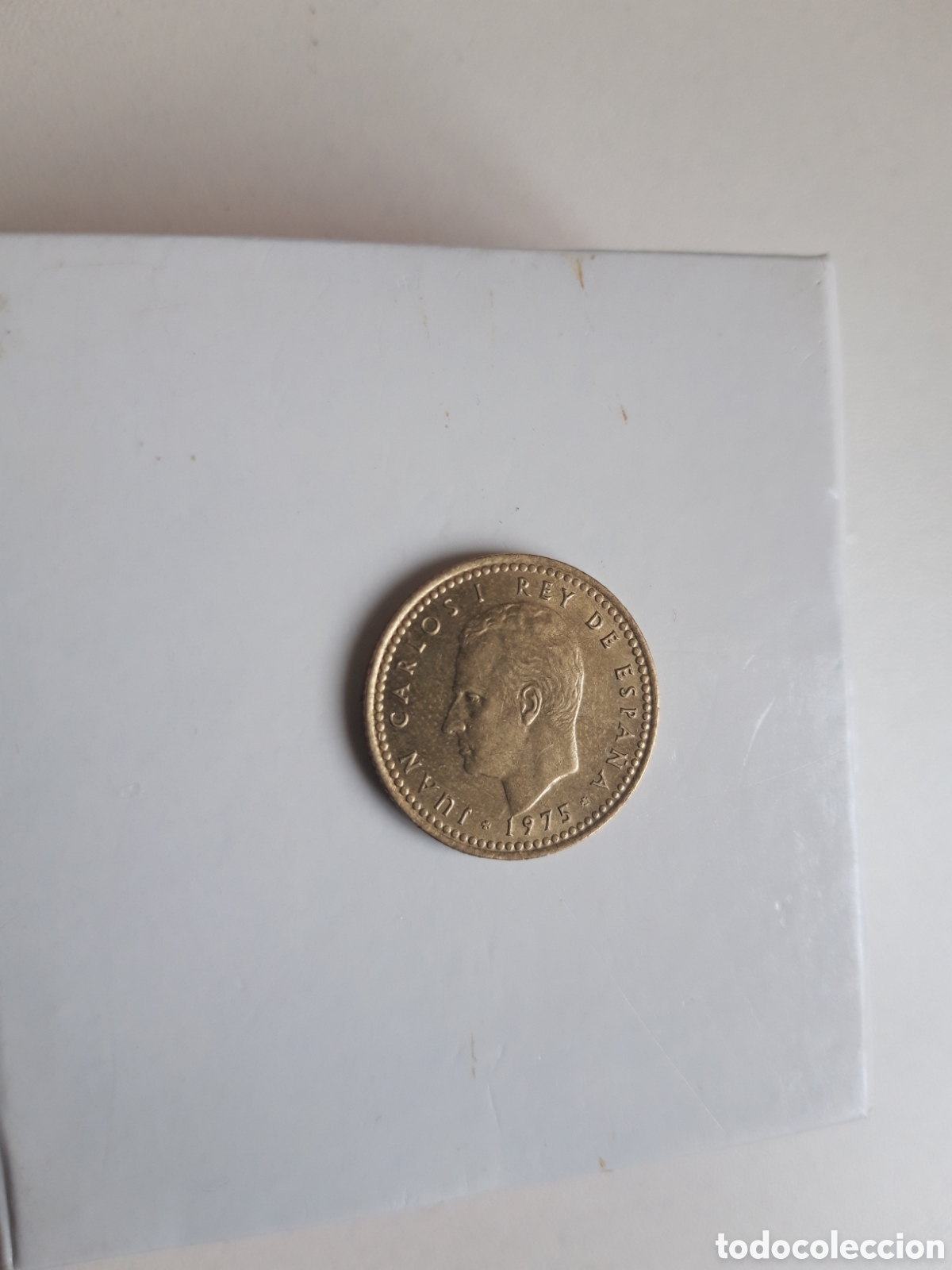 Material numism&aacute;tico: 1peseta del rey Juan Carlos - Foto 2