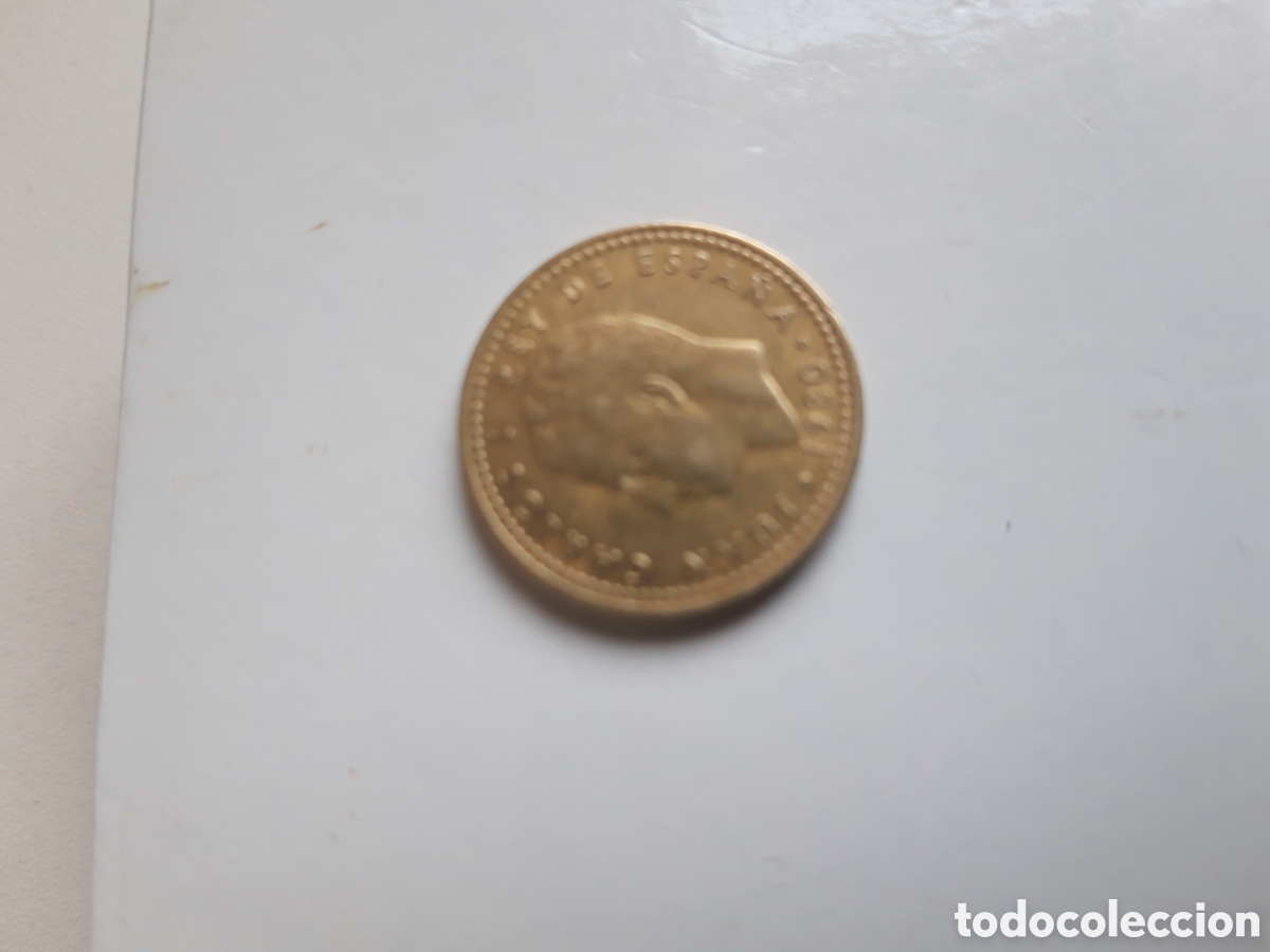 Material numism&aacute;tico: 1peseta del rey Juan Carlos - Foto 2