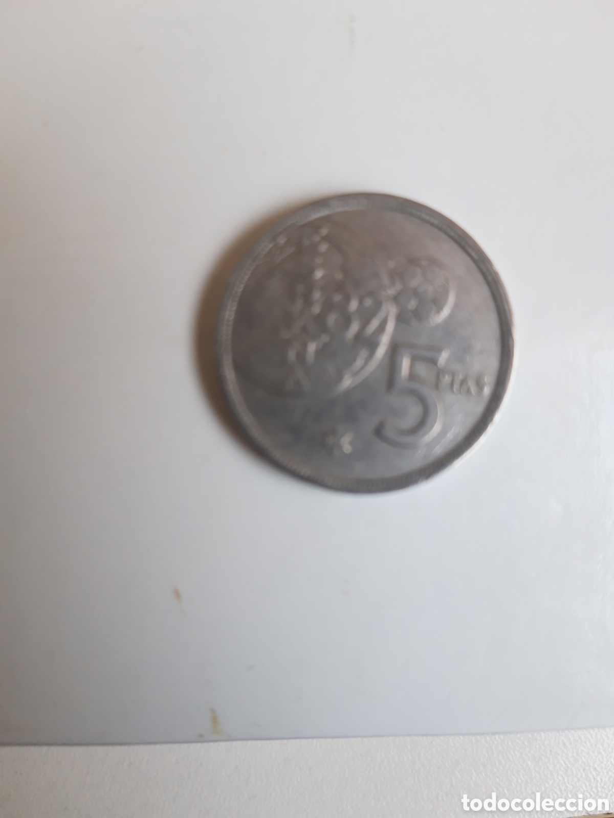 Material numism&aacute;tico: 5 pesetas del mundial 1982 - Foto 1