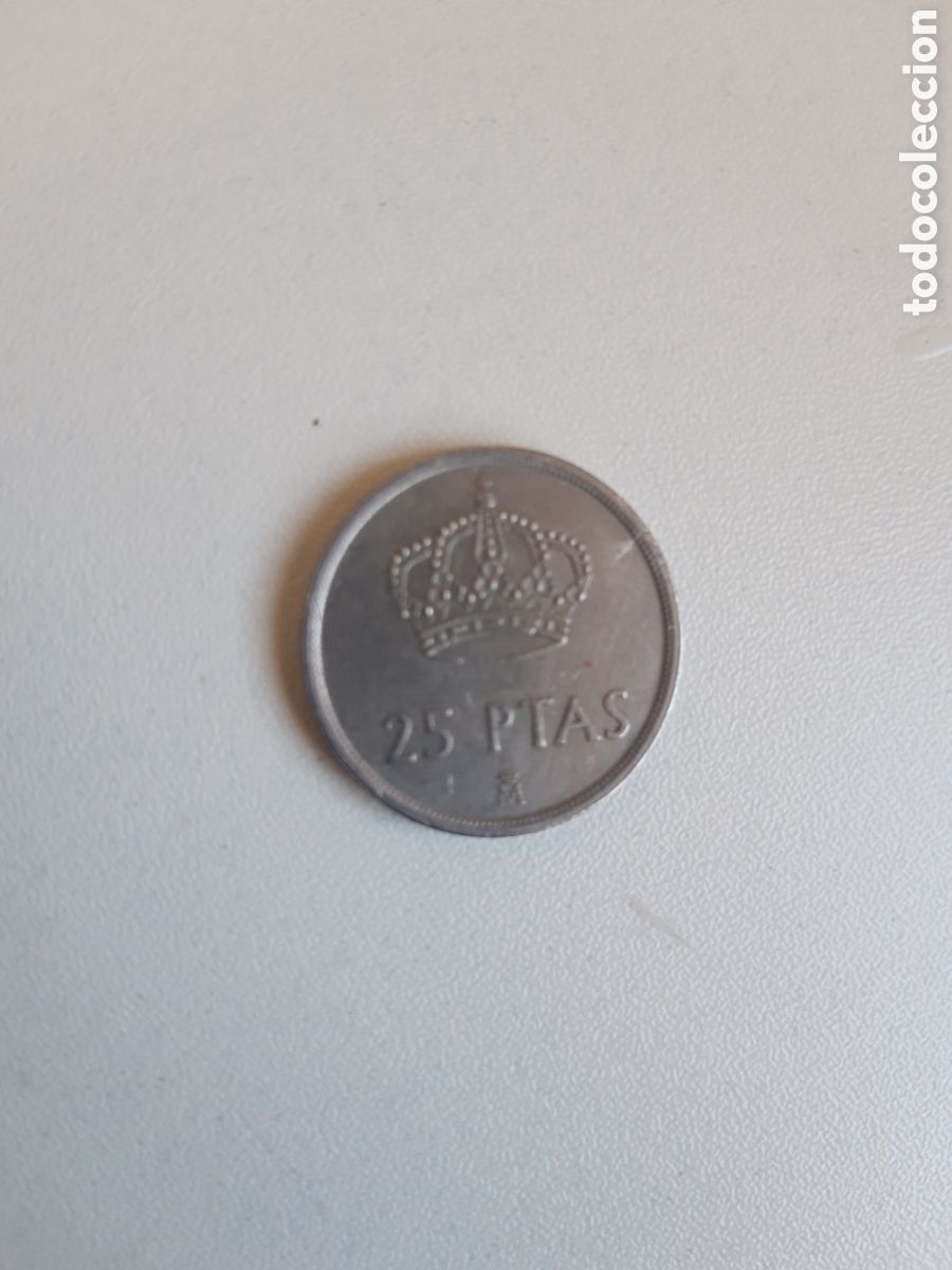Material numism&aacute;tico: 25 pesetas del rey Juan Carlos - Foto 1