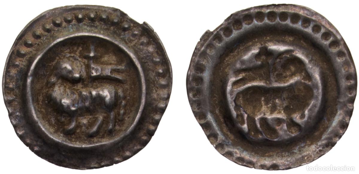 Numismatic Material: Switzerland Holy Roman Empire Abbey of Saint Gall ND (1275-1325) AR Pfennig 0.4g