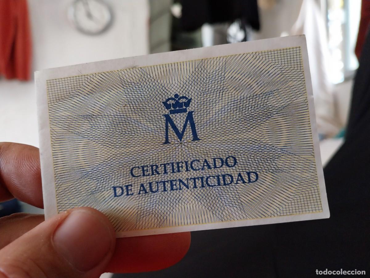 Material numism&aacute;tico: 5 ECU CERTIFICADO DE AUTENTICIDAD