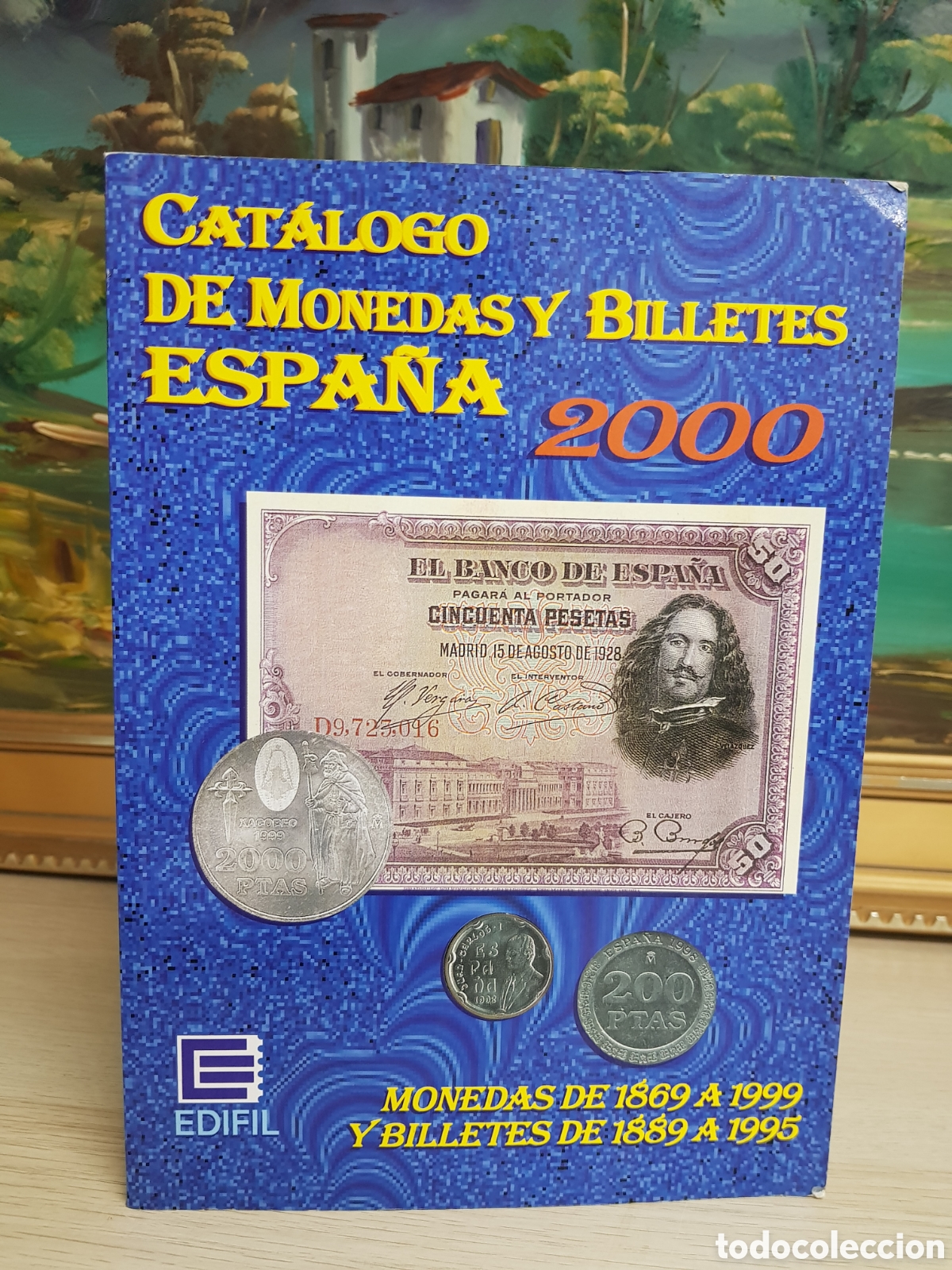 Material numism&aacute;tico: CAT&Aacute;LOGO DE MONEDAS Y BILLETES ESPA&Ntilde;A 2000 - Foto 2