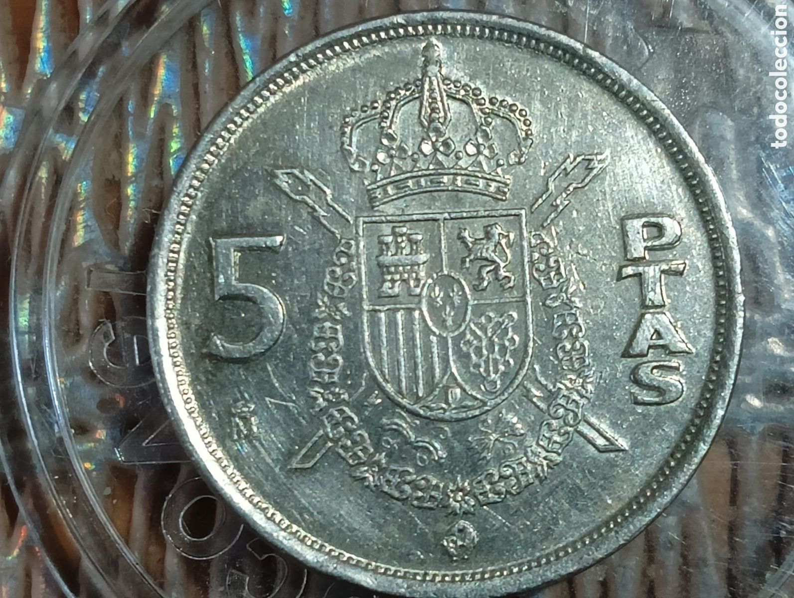 Material numism&aacute;tico: 5 Patas 1984 Espa&ntilde;a - Foto 2
