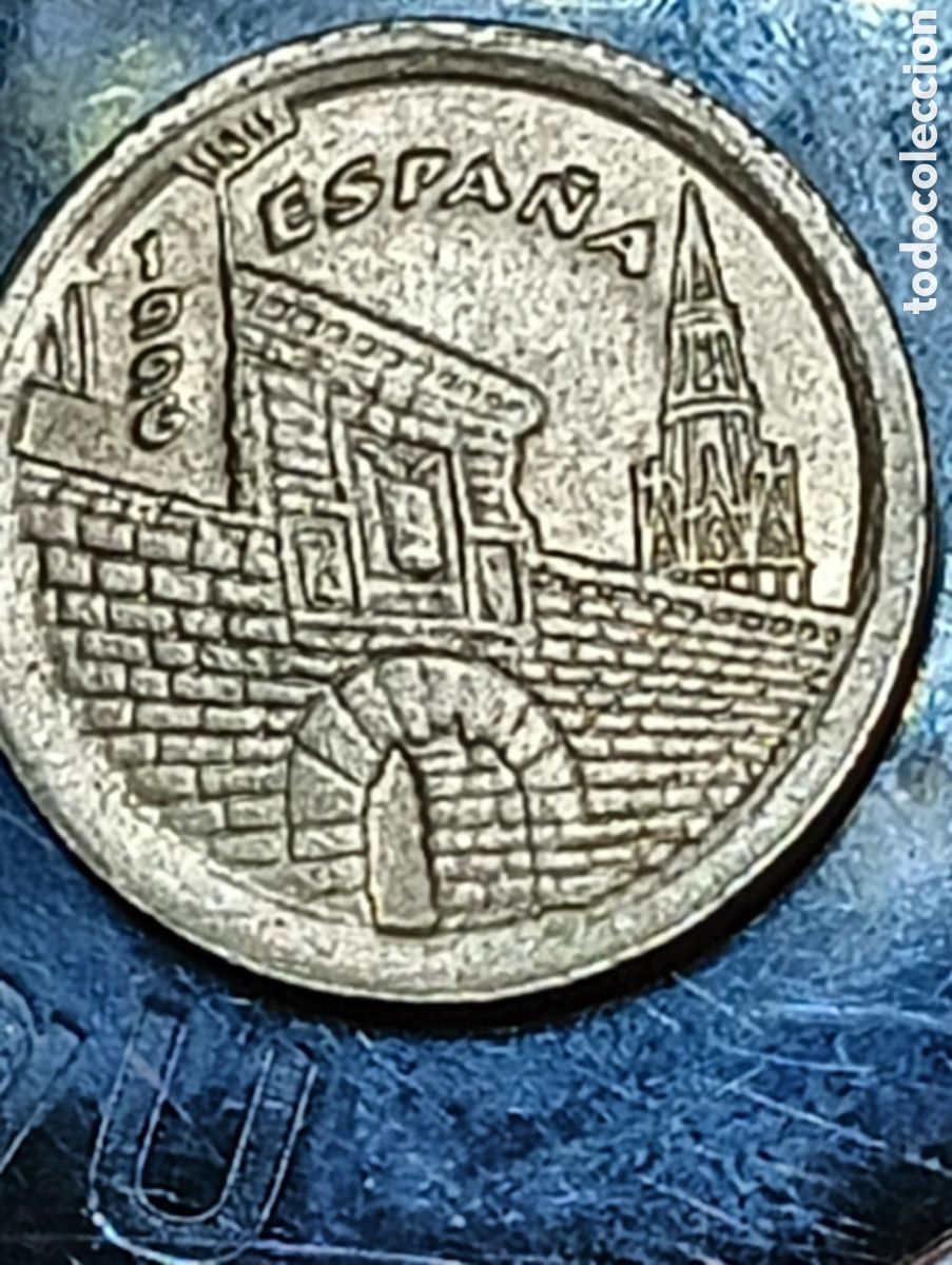 Material numism&aacute;tico: Moneda 5 ptas la Rioja - Foto 2